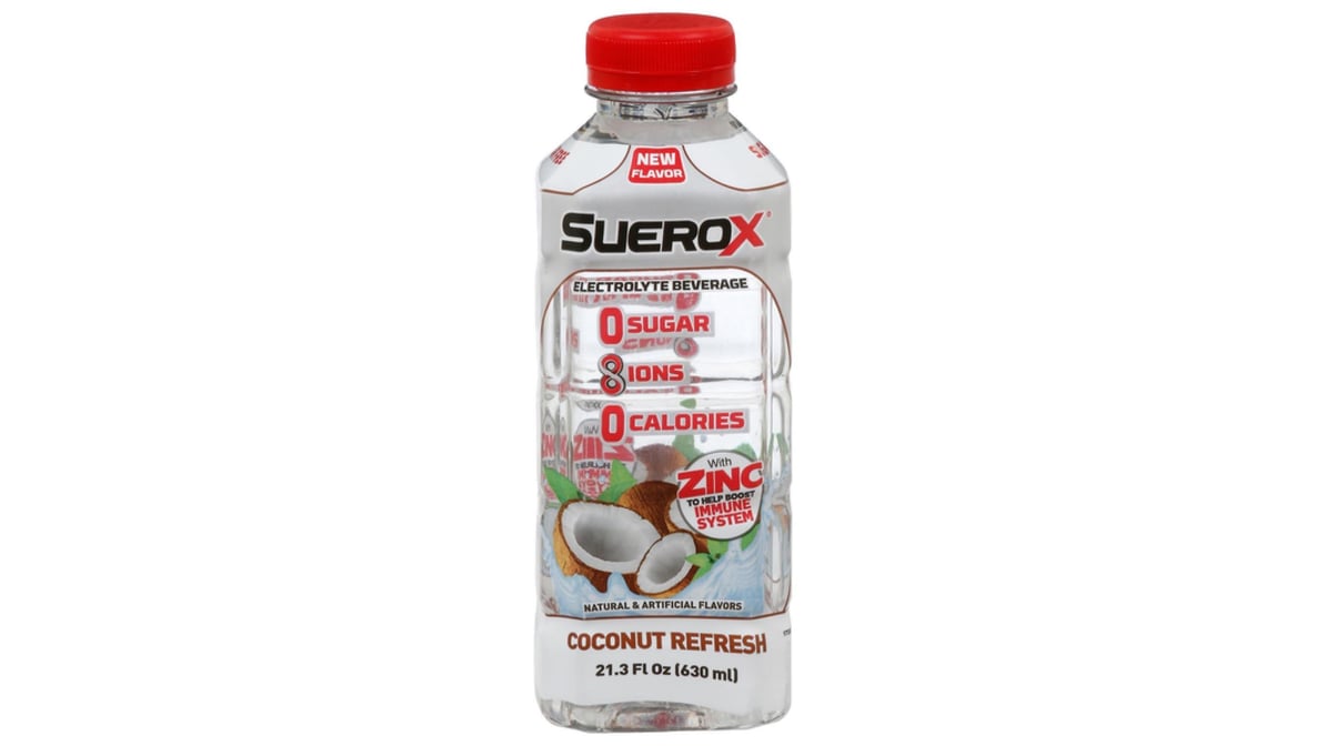 SueroX Coconut Refresh Electrolyte Beverage (21.3 oz)