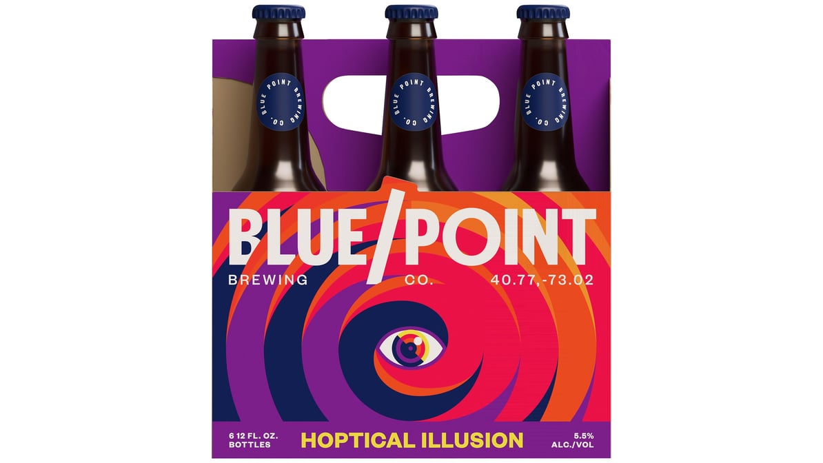 Blue Point Brewing Company Hoptical Illusion IPA Bottles (12 oz x 6 ct)