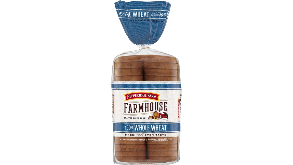 Pepperidge Farm Farmhouse 100% Whole Wheat Bread (24 oz)
