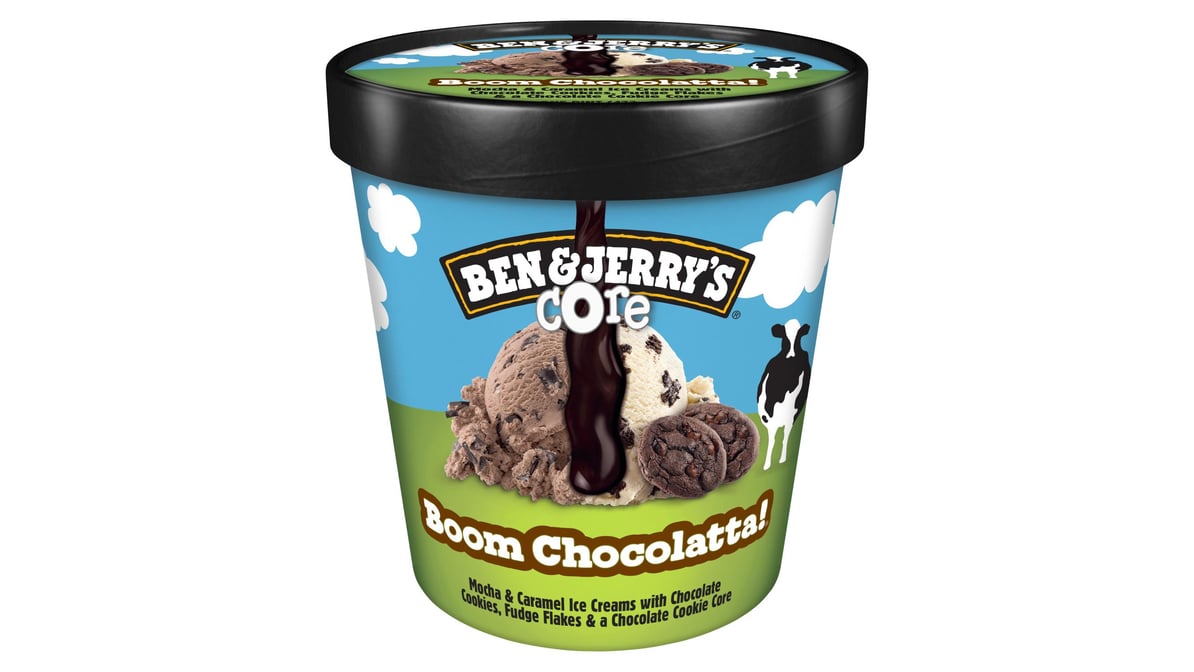 Ben & Jerry's Core Boom Chocolatta! Cookie Ice Cream (1 pt)