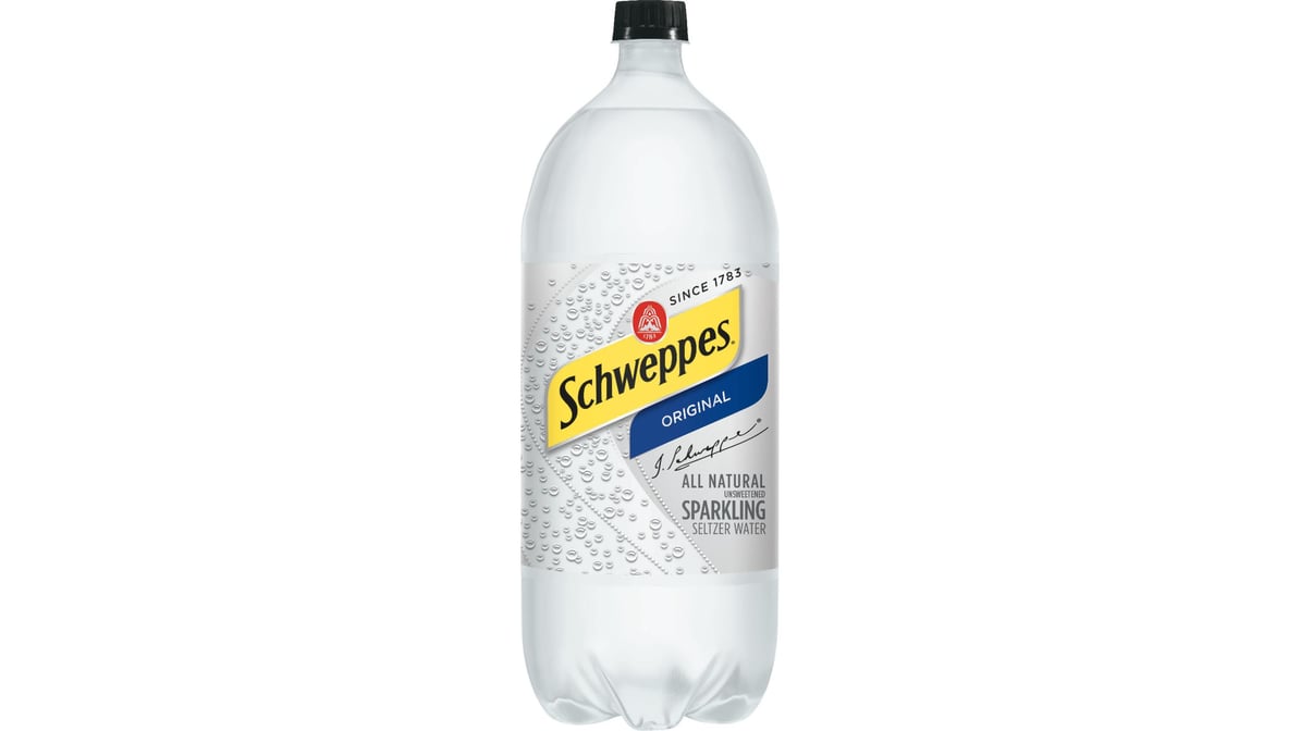 Schweppes Original Sparkling Water Bottle (2 L)