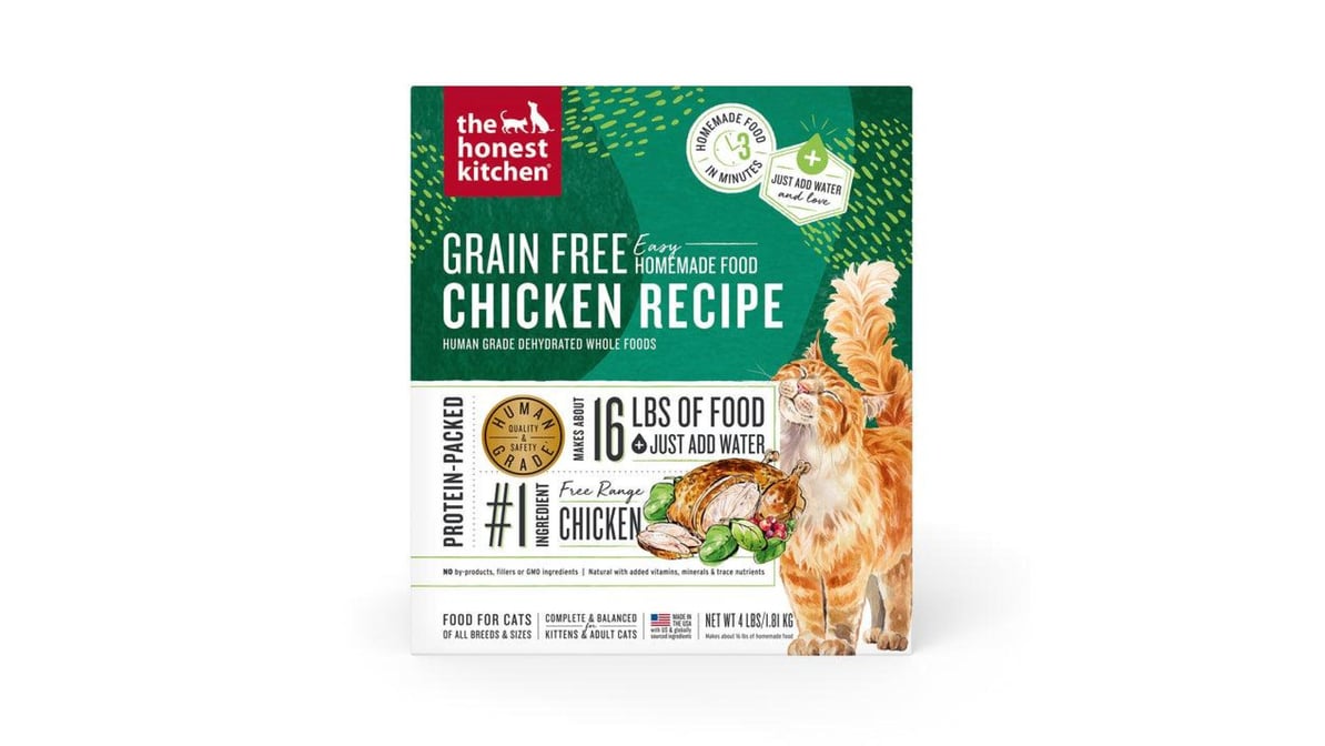 The Honest Kitchen Grain Free Cat Food Chicken Recipe (4 lb)