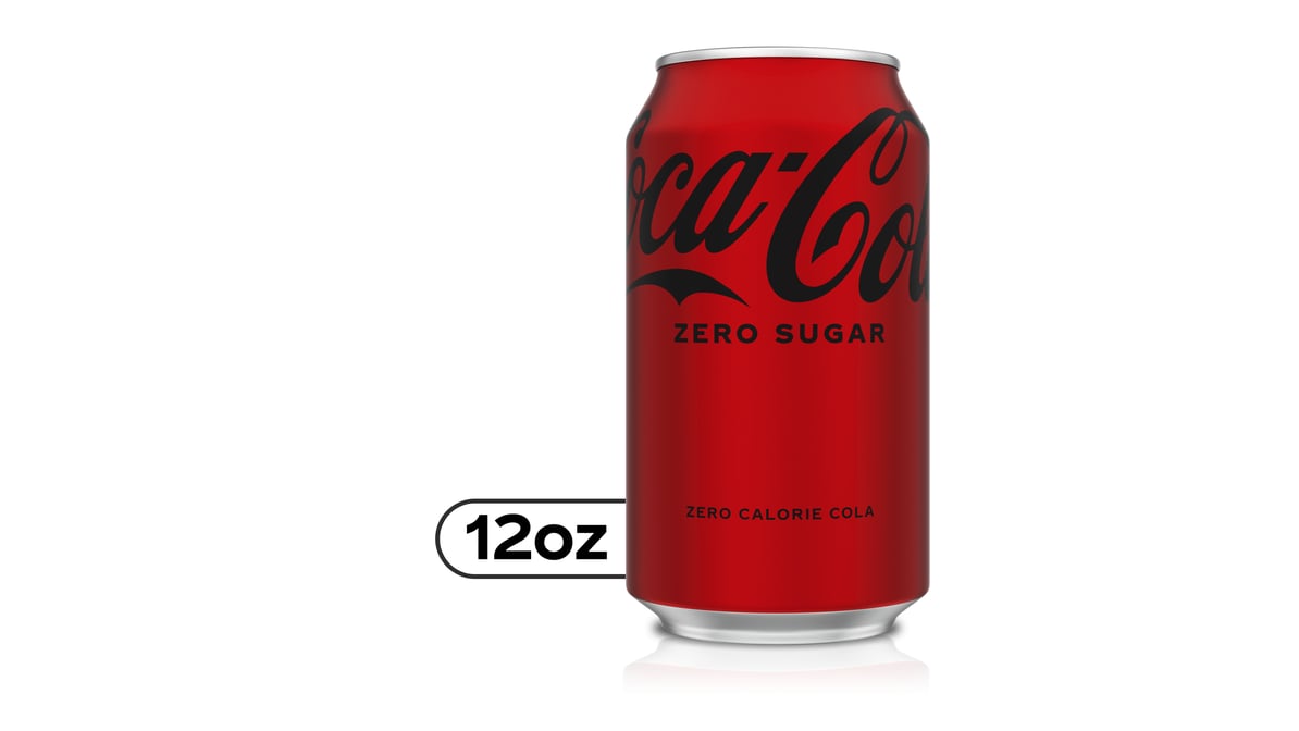 Coke Zero Sugar Soda Can (12 oz)