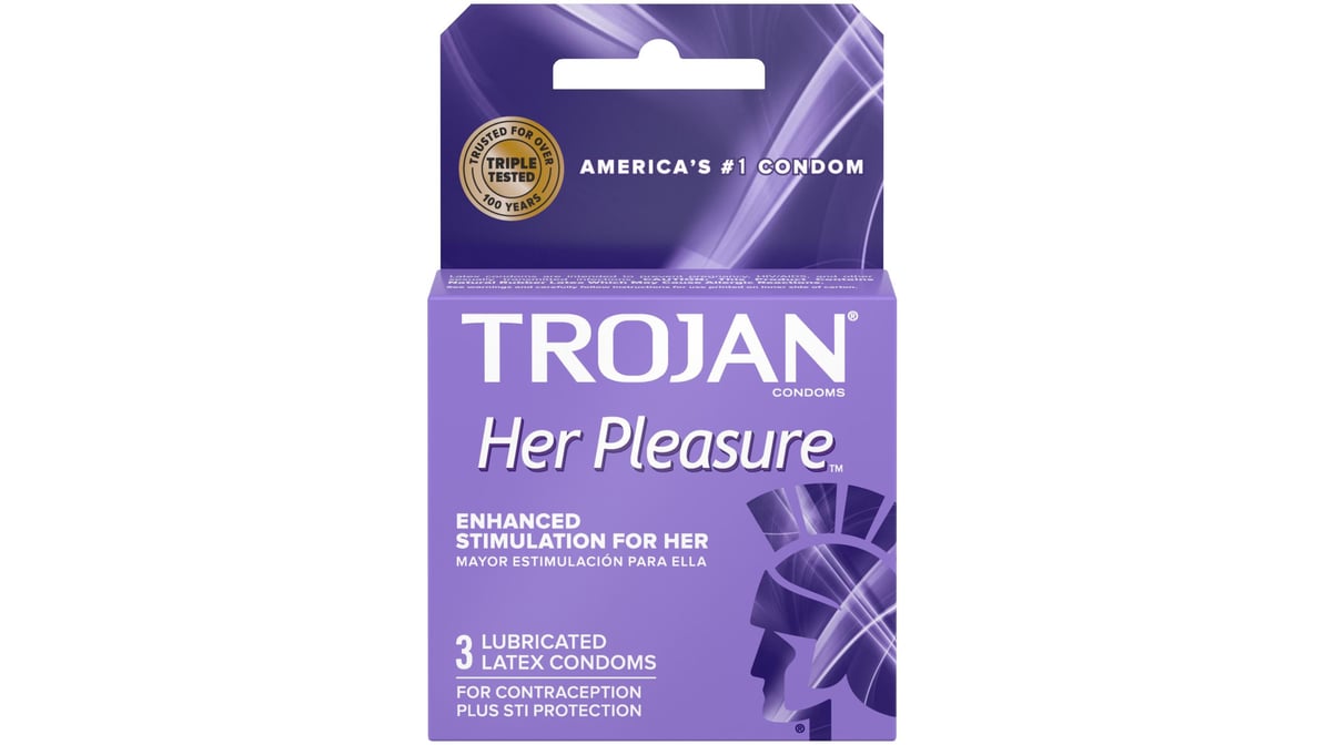 Trojan Condoms:Sensations Premium Lubricated (3 ct)