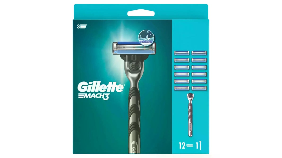 Gillette Mach 3 Razor Handle with Cartridge