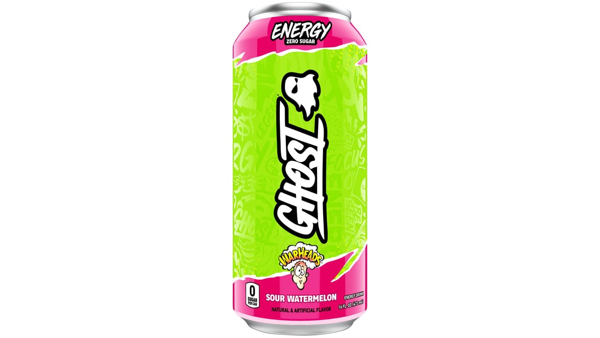 Ghost Warheads Sour Watermelon Energy Drink (16 oz)