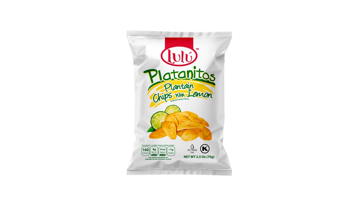 Lulu Plantain Chips Lemon (2.5 oz)