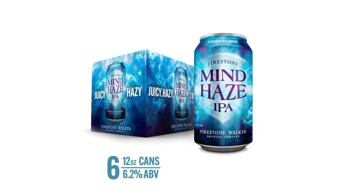 Firestone Walker Brewing Co. Mind Haze IPA Cans (12 oz x 6 ct)