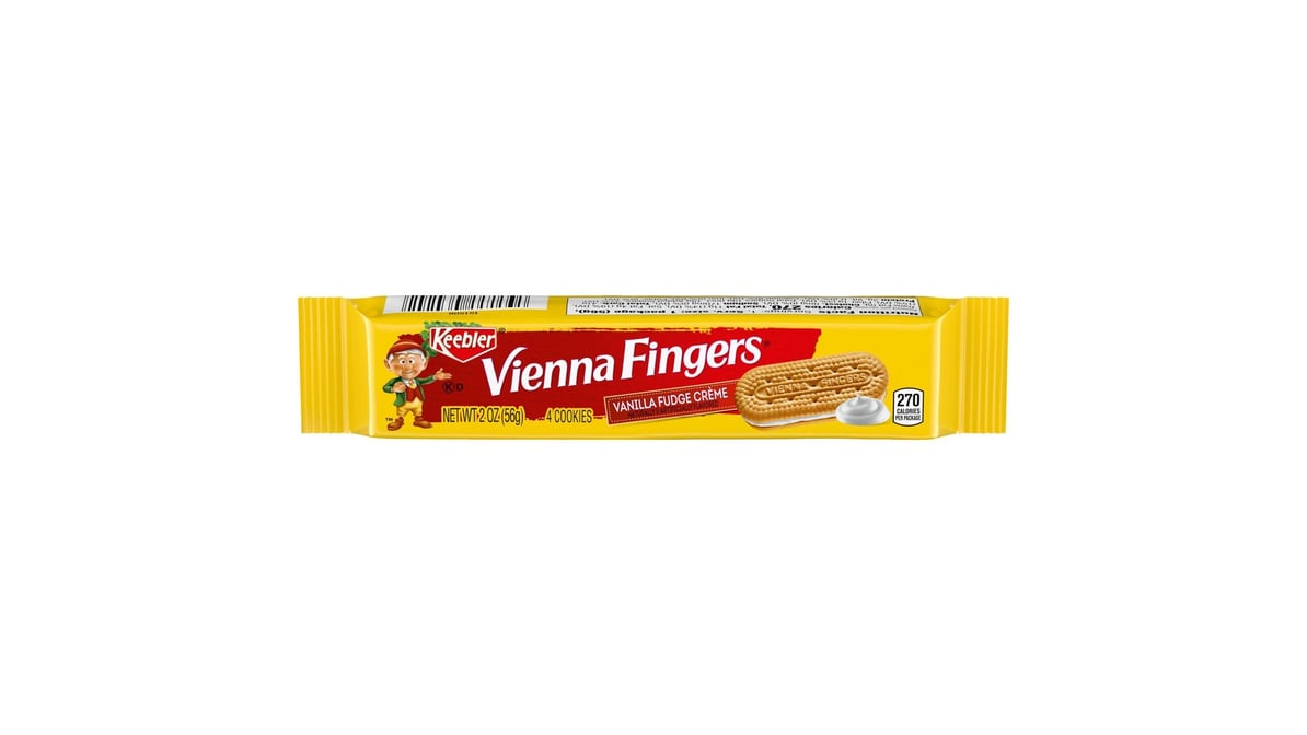 Keebler Vienna Fingers Vanilla Fudge Creme Cookies (2 oz)