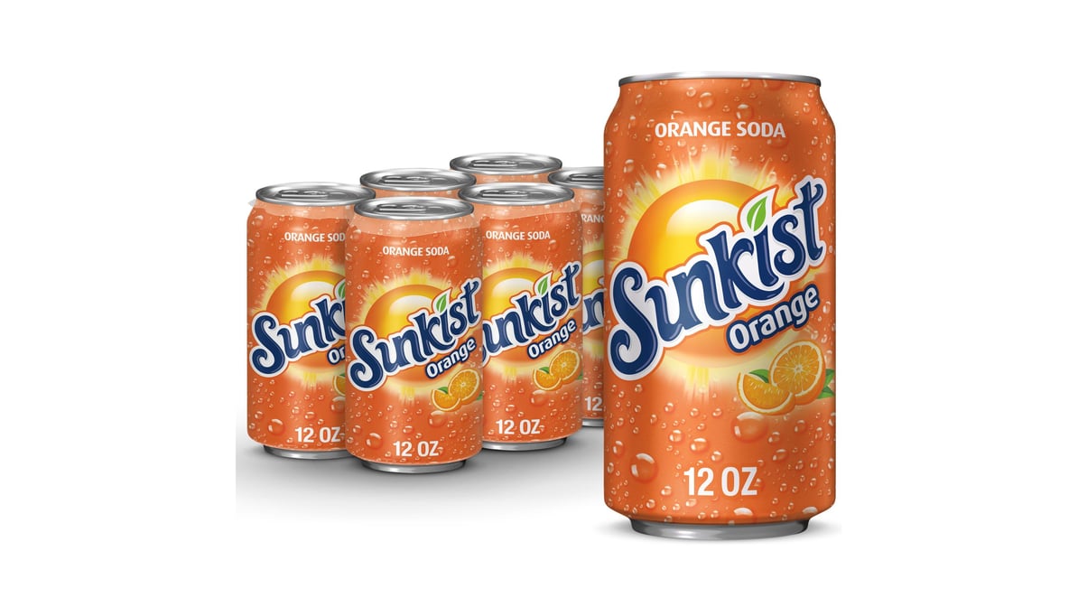 Sunkist Orange Soda (12 oz x 6 ct)