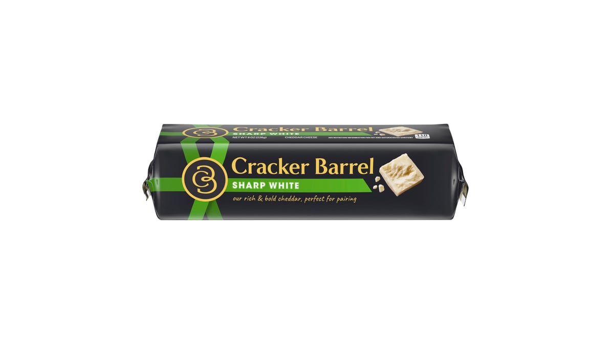 Cracker Barrel Sharp White Cheddar Cheese (8 oz)