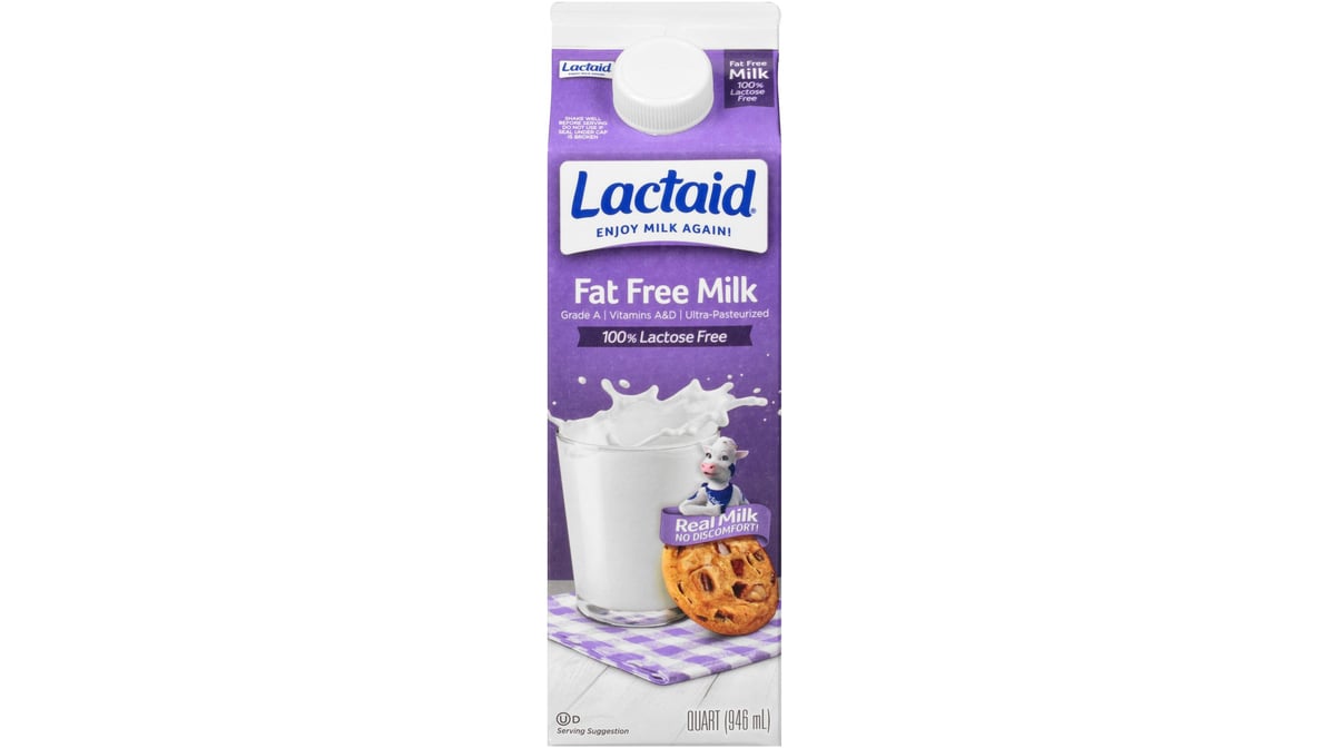Lactaid Fat Free Milk (1 qt)