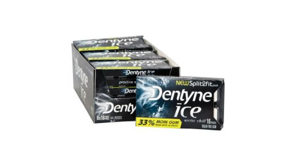 Dentyne Arctic Chill Gum Split 2 Fit Pack (0.8 oz)