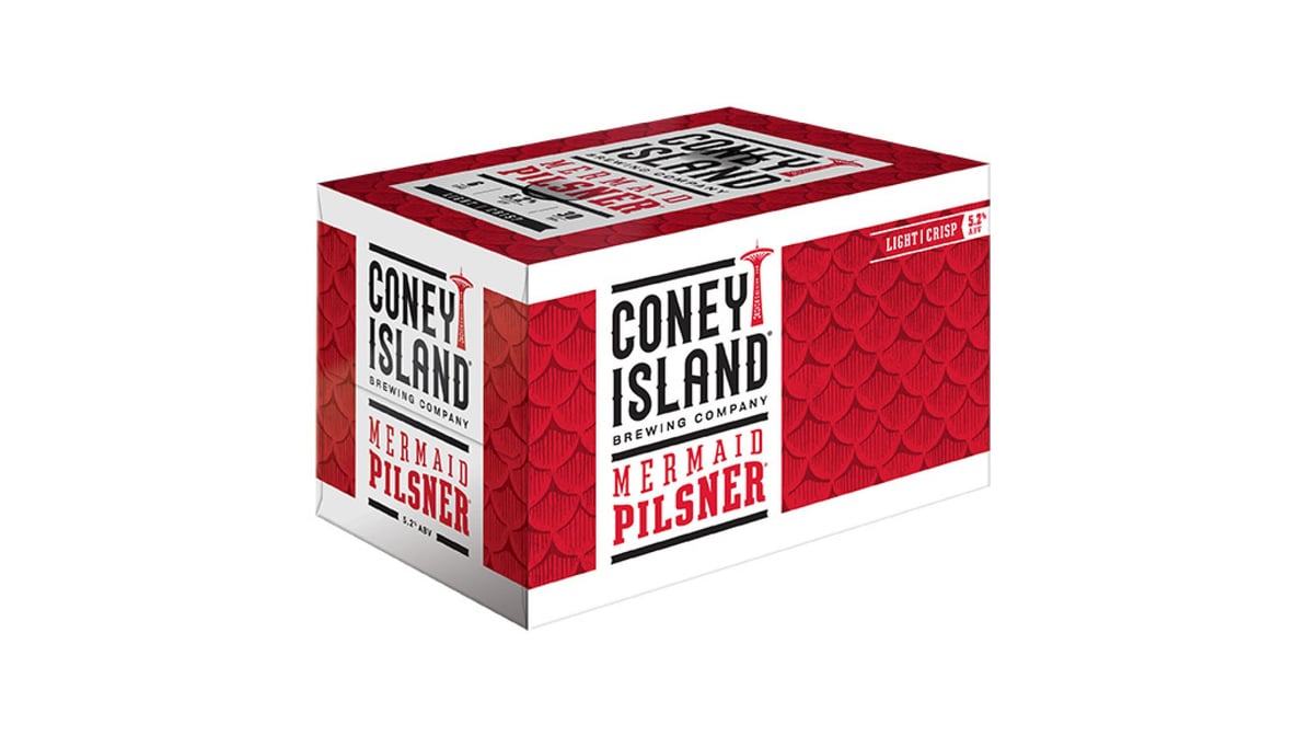 Coney Island Pilsner Mermaid Light Crisp (12 oz x 6 ct)