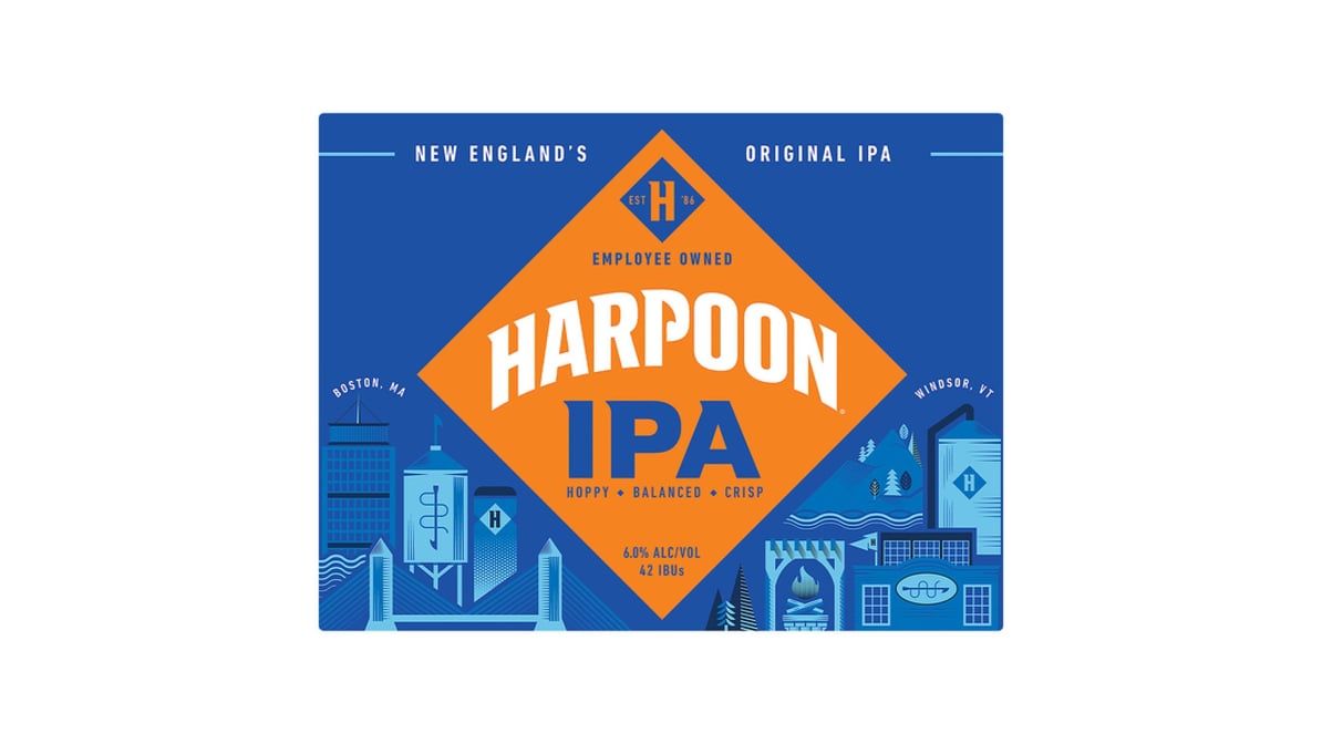 Harpoon IPA Beer (12 oz x 12 ct)