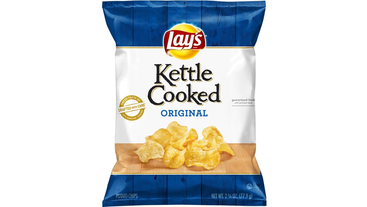 Lay's Kettle Cooked Potato Chips Original (2.75 oz)