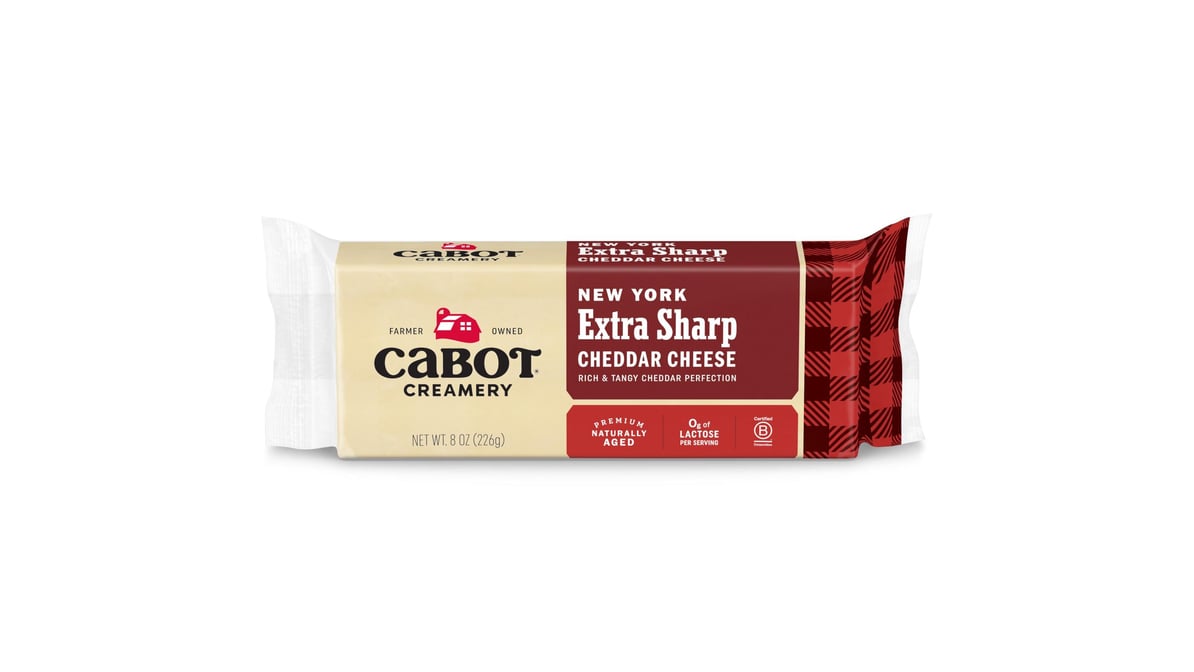 Cabot Ny Extra Sharp Cheddar Cheese (8 oz)