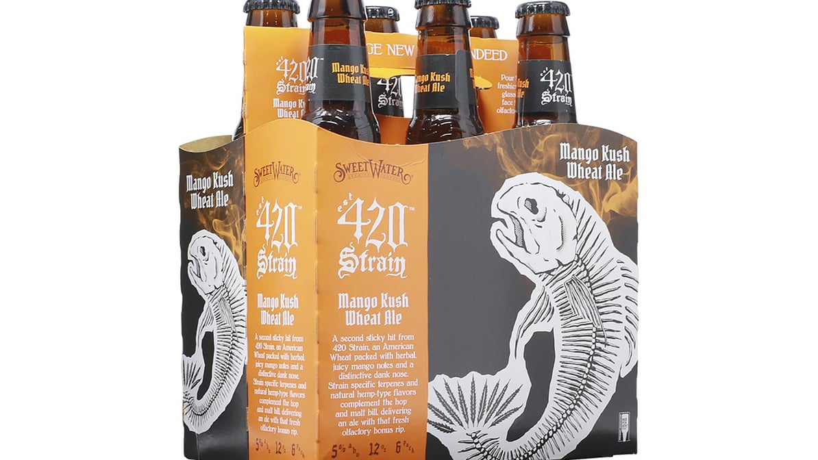 SweetWater Wheat Ale Mango Kush Bottle (12 oz x 6 ct)