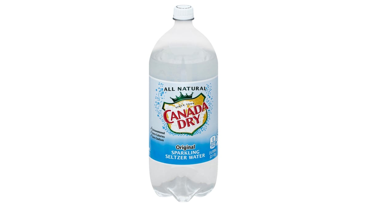 Canada Dry Sparkling Seltzer Water Original (2 L)