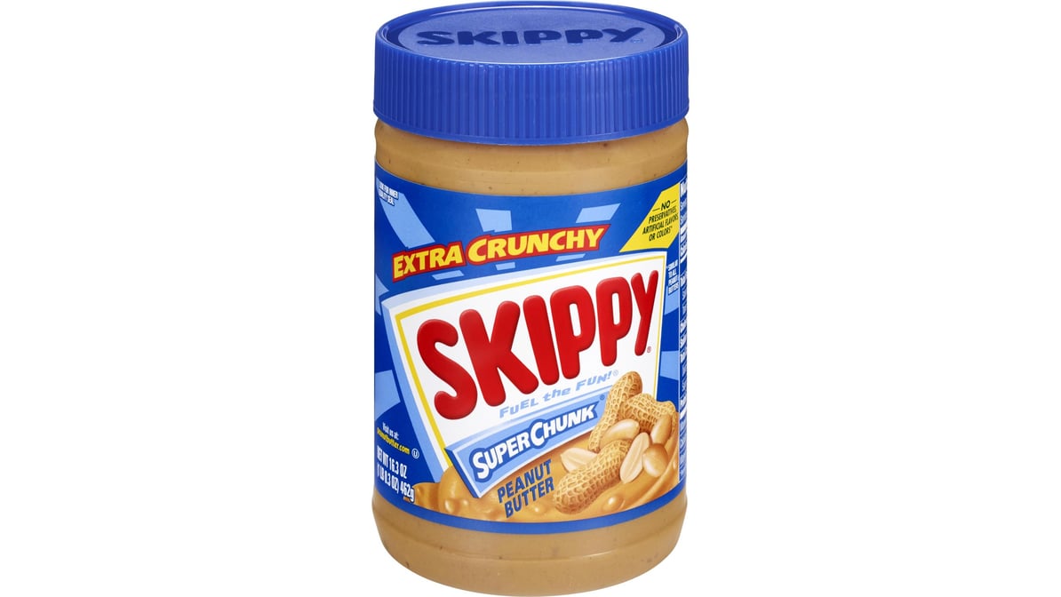 Skippy Super Chunk Extra Crunchy Peanut Butter (16.3 oz)