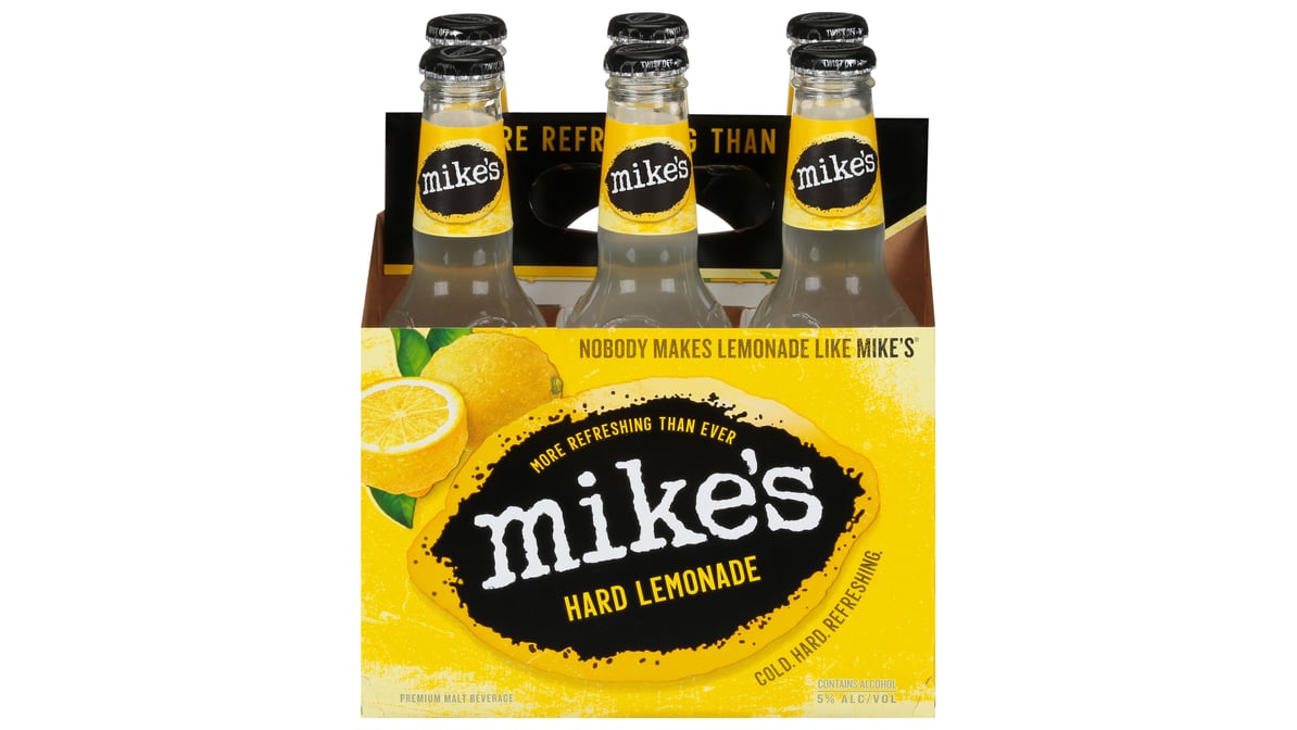 Mike's Hard Lemonade Premium Malt Beverage Bottles (11.2 oz x 6 ct)