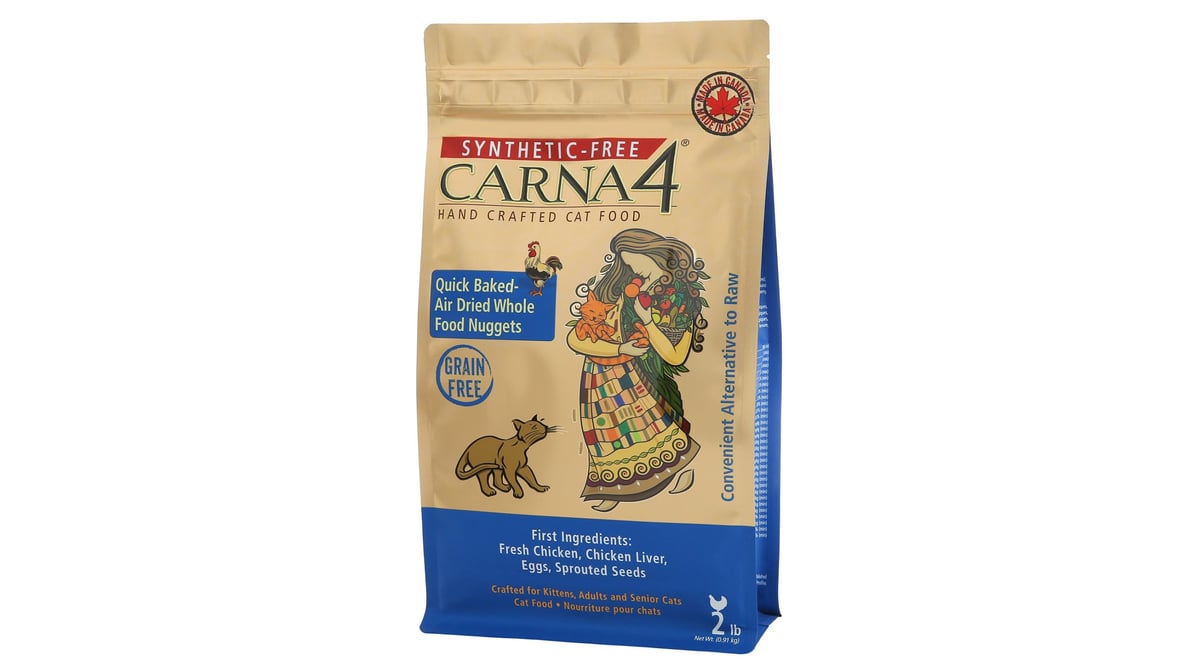 Carna4 Baked Air Dried Whole Cat Food Chicken (2 lb)