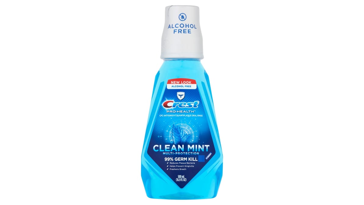 Crest Pro-Health Multi-Protection Alcohol Free Clean Mint Oral Rinse (16.9 oz)