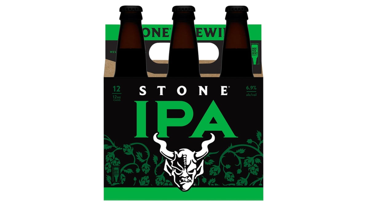 Stone Brewing IPA Beer Bottles (12 oz x 6 ct)