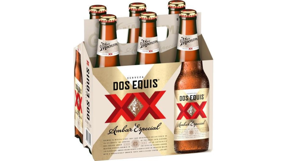 Dos Equis Amber Lager Cans (12 oz x 6 ct)