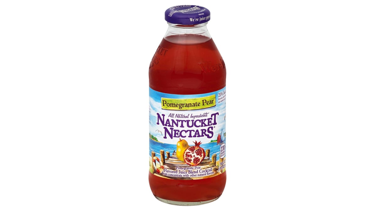 Nantucket Nectars Pomegranate Pear Juice Blend Drink Bottle (16 oz)
