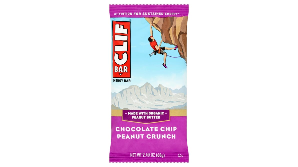CLIF Bar Chocolate Chip Peanut Crunch Energy Bar (2.4 oz)