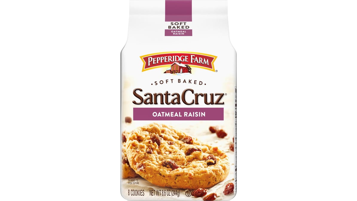 Pepperidge Farm Santa Cruz Soft Baked Oatmeal Raisin Cookies (8.6 oz)