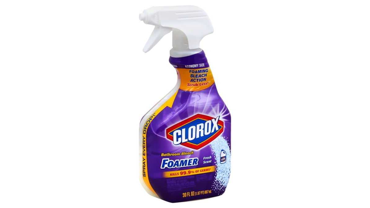 Clorox Bathroom Bleach Foamer Fresh Scent Economy Size (30 oz)