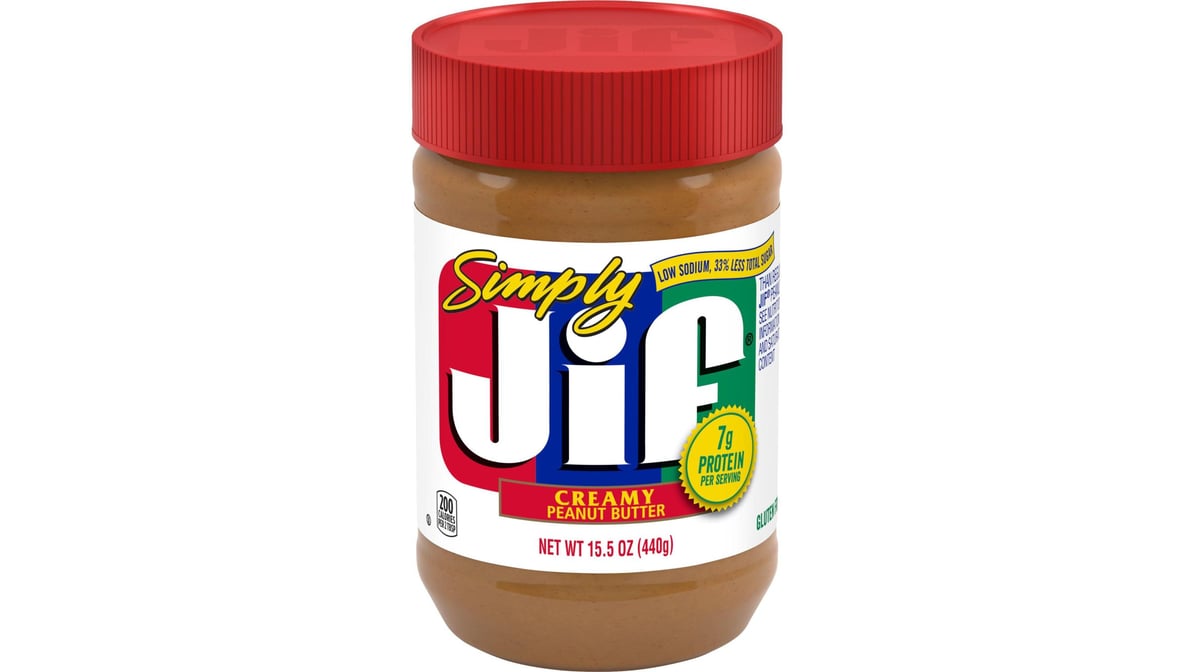 Jif Simply Creamy Peanut Butter (15.5 oz)