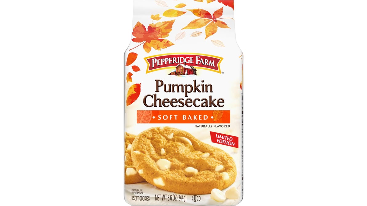 Pepperidge Farm Soft Baked Pumpkin Cheesecake Cookies (8.6 oz)