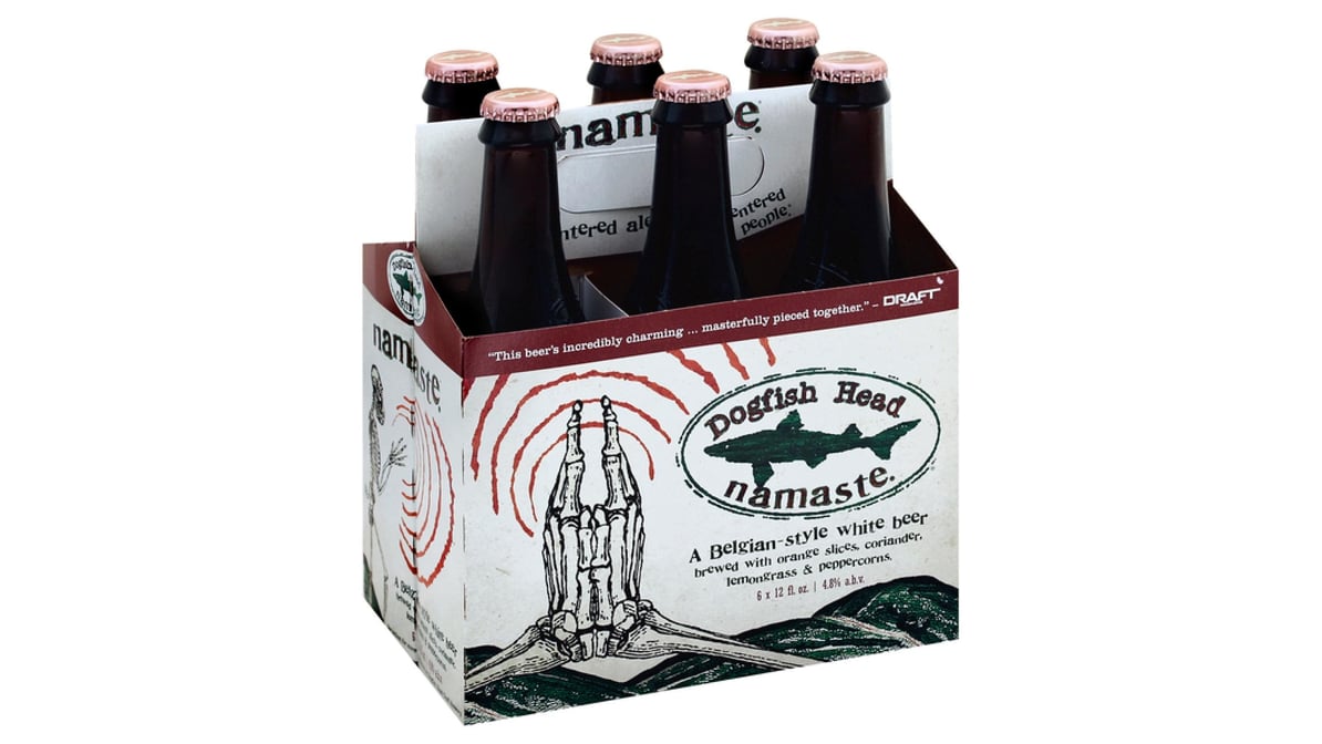 Dogfish Head Brewery Namaste Belgian-Style Ale (12 oz x 6 ct)