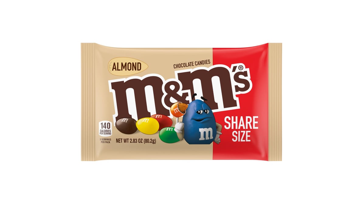 M&M's Chocolate Candies Almond (2.83 oz)