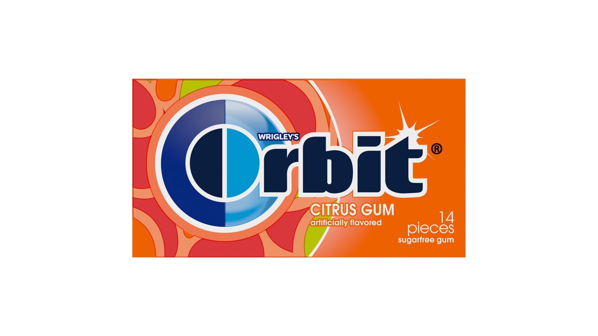 Orbit Sugar-Free Gum Citrus Single Pack (14 ct)