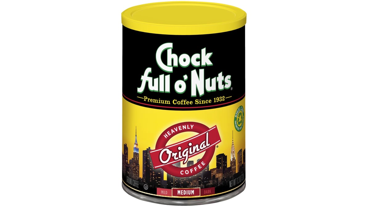 Chock full o’Nuts Heavenly Original Medium Roast Ground Coffee (11.3 oz)