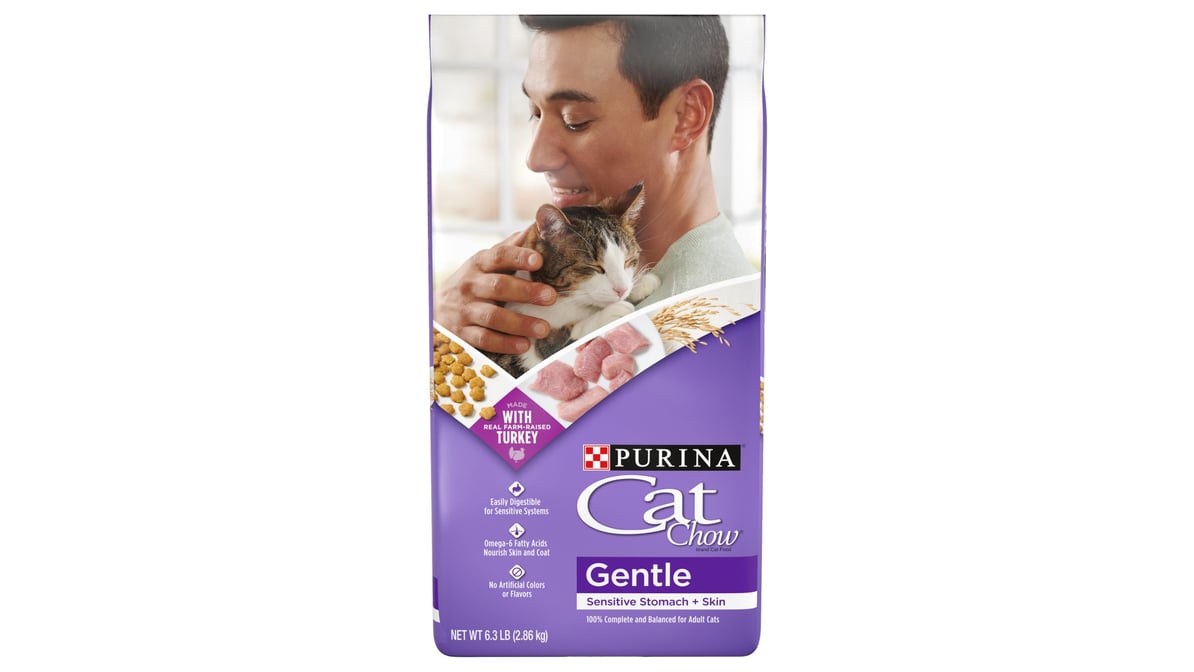 Cat Chow Gentle Cat Food (6.3 lb)