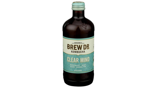 Brew Dr. Clear Mind Kombucha Bottle (14 oz)