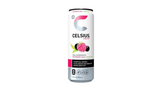 Celsius Live Fit Non-Carbonated Raspberry Acai Green Tea Energy Drink Can (12 oz)