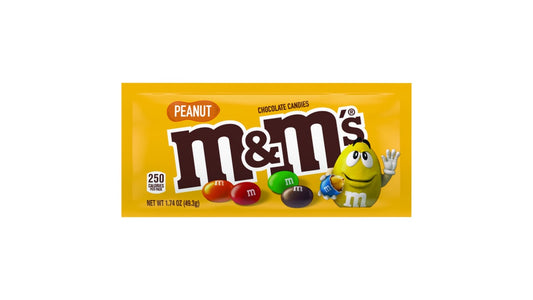 M&M's Peanut Milk Chocolate Covered Candies (1.74 oz)