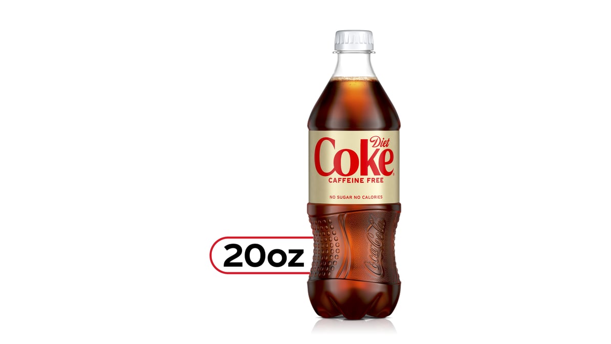 Coca Cola Caffeine Free Diet Coke Bottle (20 oz)