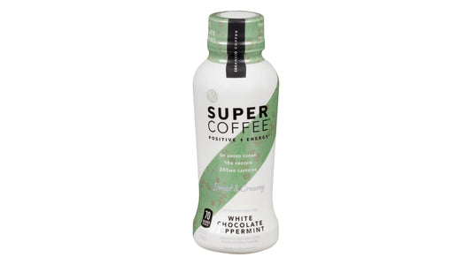 Super Coffee Naturally Sweetened White Chocolate Peppermint Coffee (12 oz)