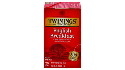 Twinings English Breakfast Pure Black Tea (20 ct)