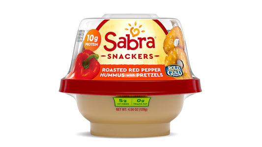 Sabra Snackers Roasted Red Pepper Hummus with Pretzels (4.56 oz)
