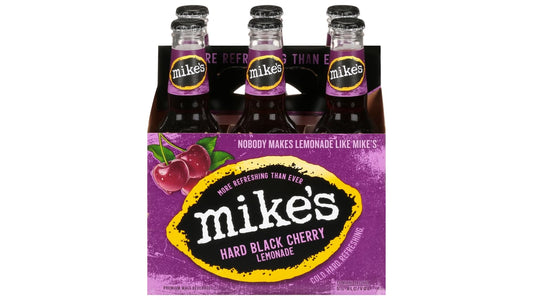 Mike's Hard Black Cherry Lemonade Premium Malt Beverage Bottles (11.2 oz x 6 ct)