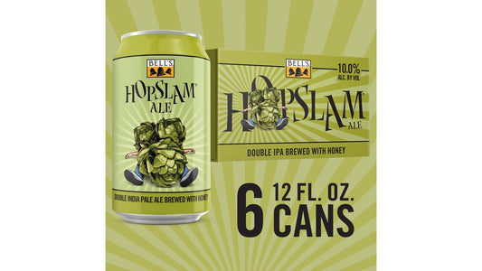 Bell's Hopslam Double IPA Beer Cans (12 oz x 6 ct)