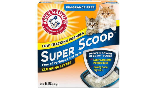 Arm & Hammer Super Scoop Clumping Fragrance Free Cat Litter (14 lb)